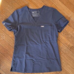 Figs Space Navy Catarina Scrub Top